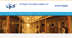 Desktop Screenshot of doningtonpackagingsupplies.co.uk